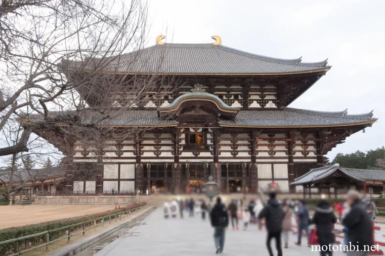 奈良・東大寺大仏殿の正月