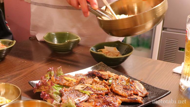鶴橋本通り・焼肉森・水冷麺