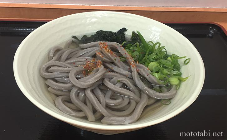 香川のセルフうどんやの蕎麦